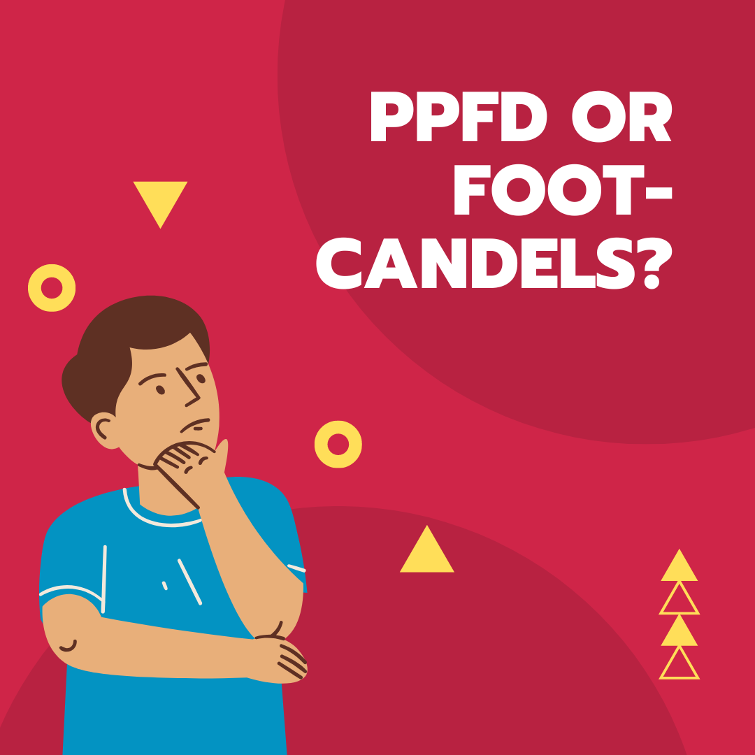 Why is PPFD used instead of foot-candles for measuring light?
