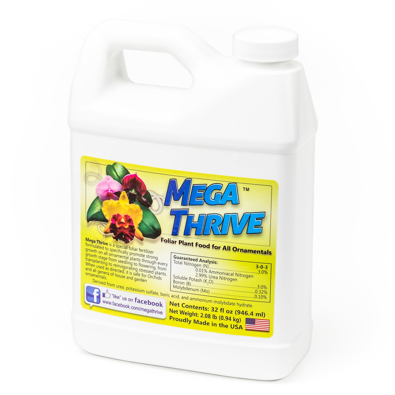 Mega Thrive Foliar Plant Food for All Ornamentals